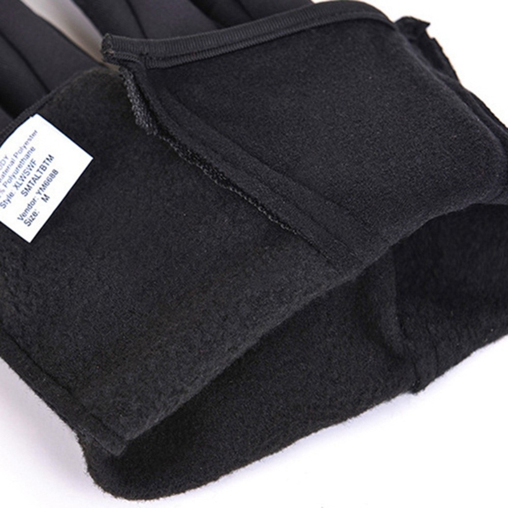 Kültéri szélálló tapadókesztyűk fekete színben - XL méret