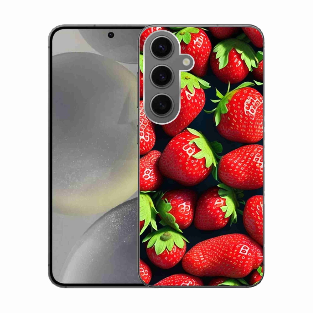 Gél védőhuzat mmCase Samsung Galaxy S24 készülékhez - eper