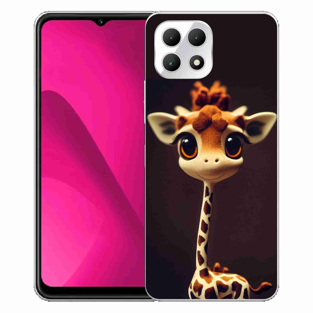 Zselés borítás mmCase a T-Mobile T Phone 2 készülékhez - kis zsiráf