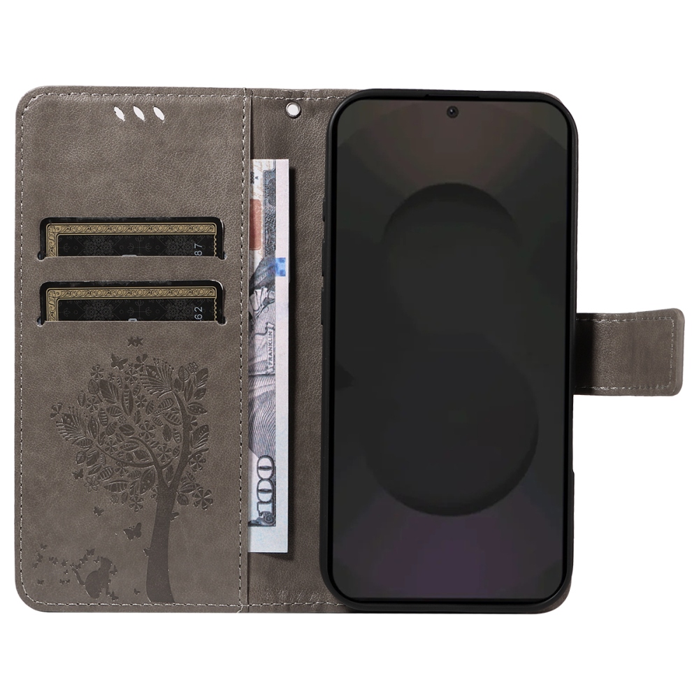 Fák könyve tok Samsung Galaxy S25 FE - szürke