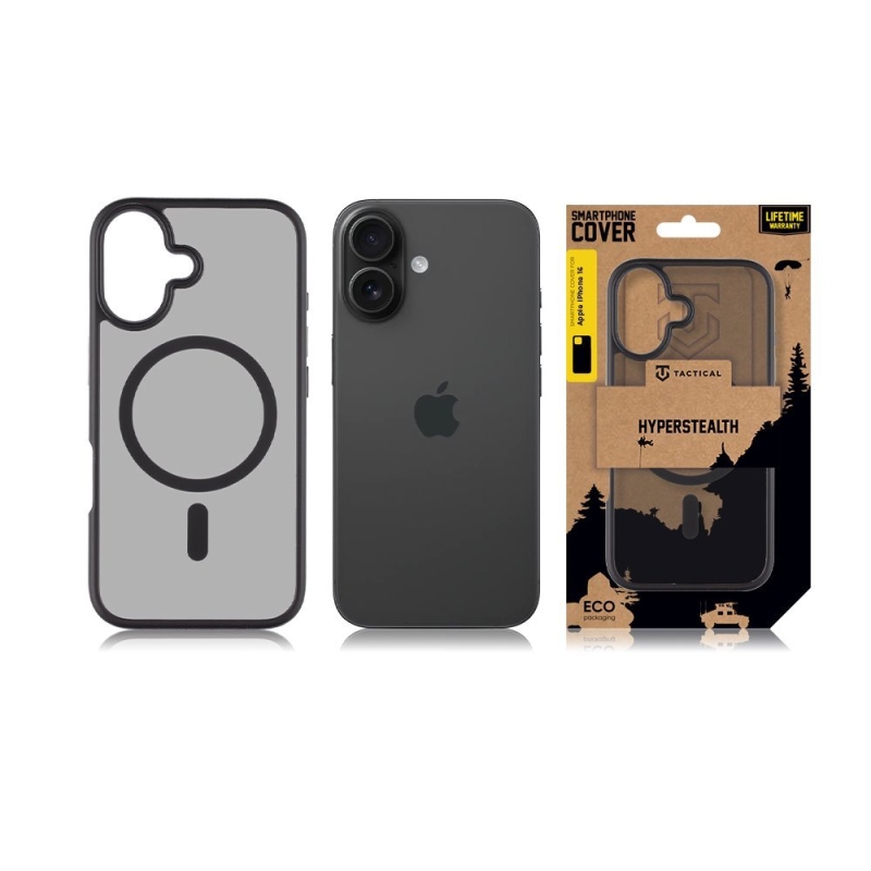 Tactical MagForce Hyperstealth borító iPhone 16 Aszfaltra