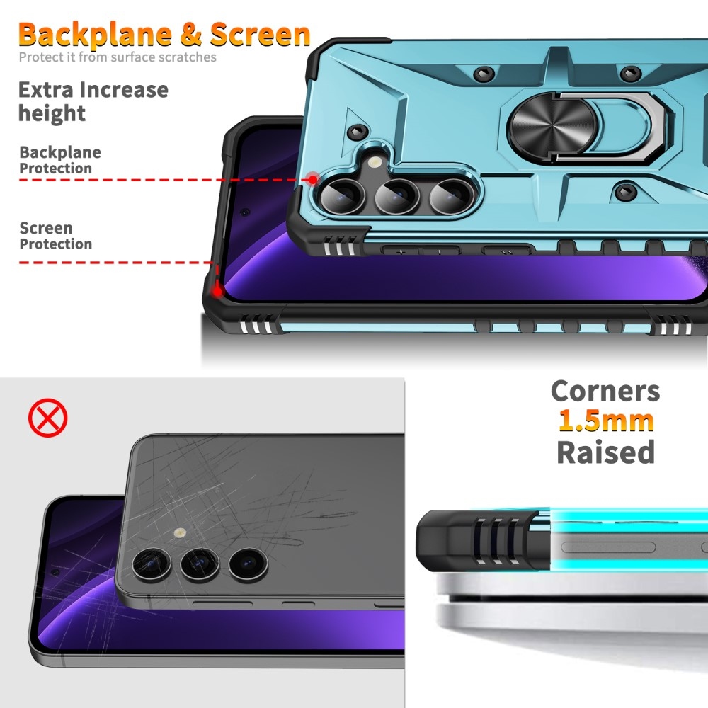 Cseppálló borítás Samsung Galaxy A26 5G készülékhez - világoskék színben