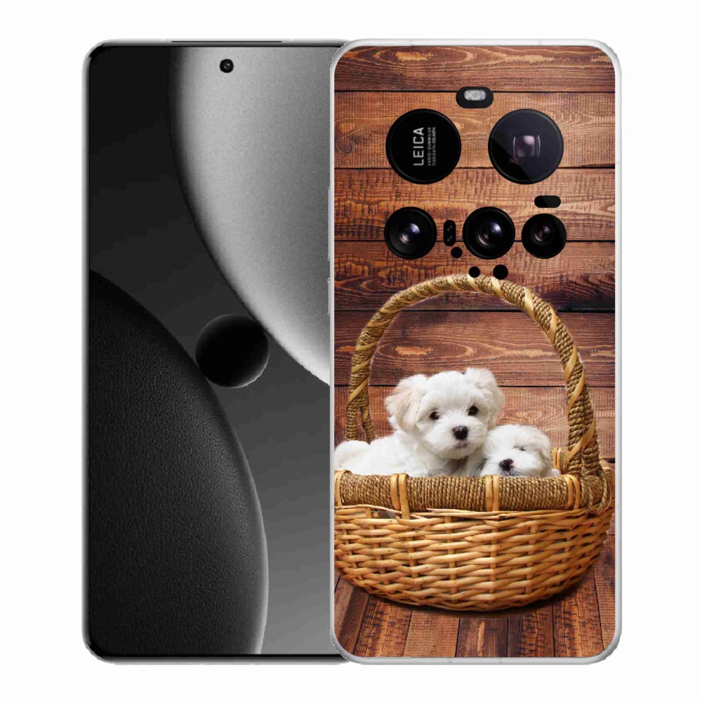 Gél borítás mmCase a Xiaomi 15 Ultra - kölyökkutyákhoz