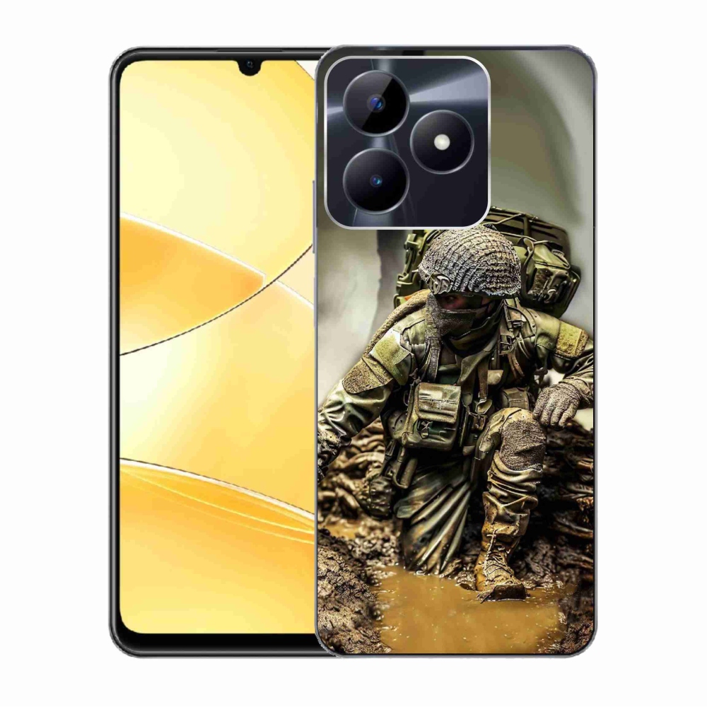 Zselés borítás mmCase a Realme C51/C53 készülékhez - katonásabb