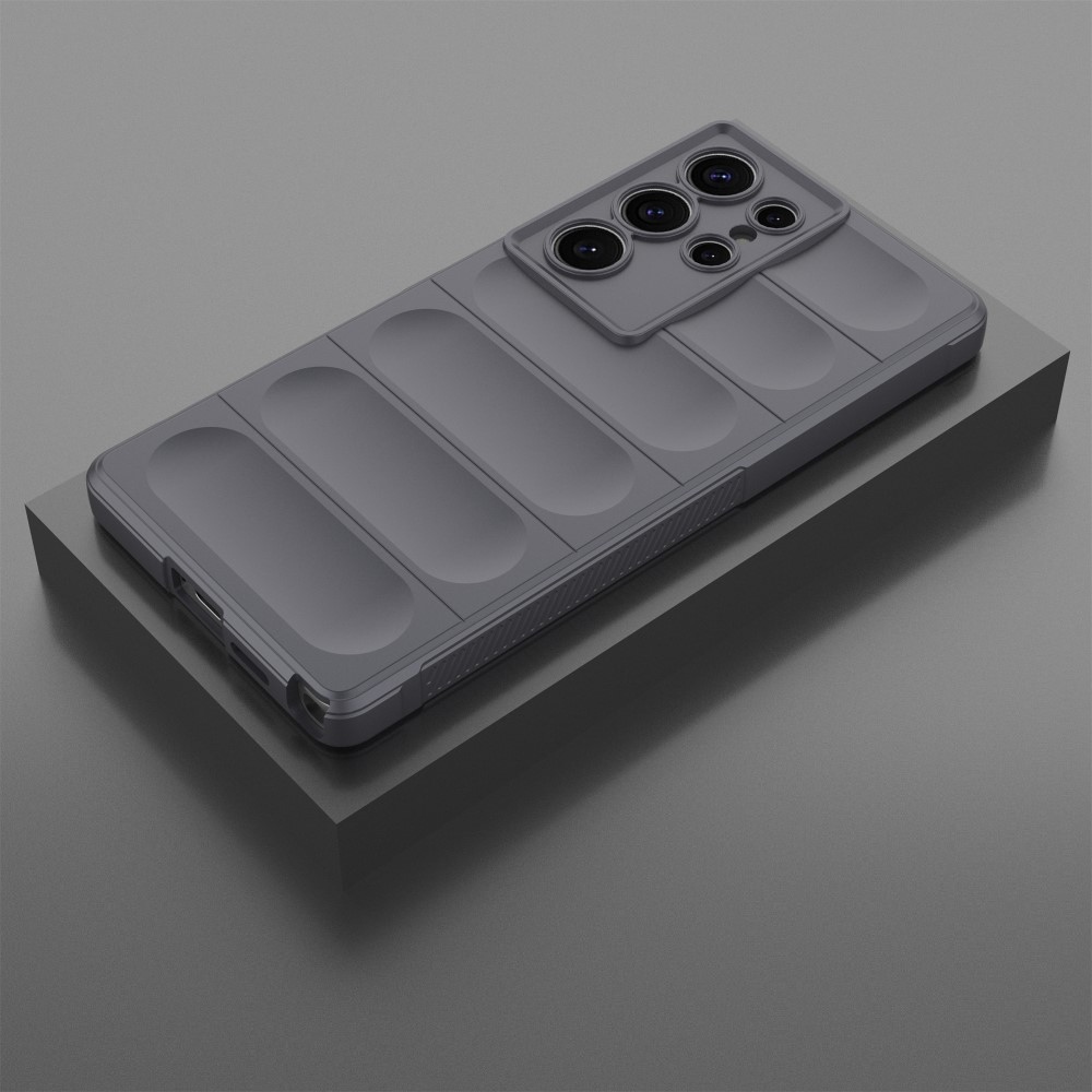 Rugg tartós zselés tok Samsung Galaxy S25 Ultra készülékhez - sötétszürke