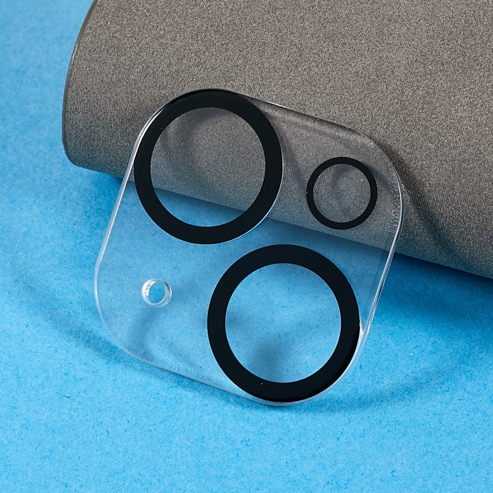 Kamera lencse üveg az iPhone 14/14 Plus készülékhez - fekete gyűrűk