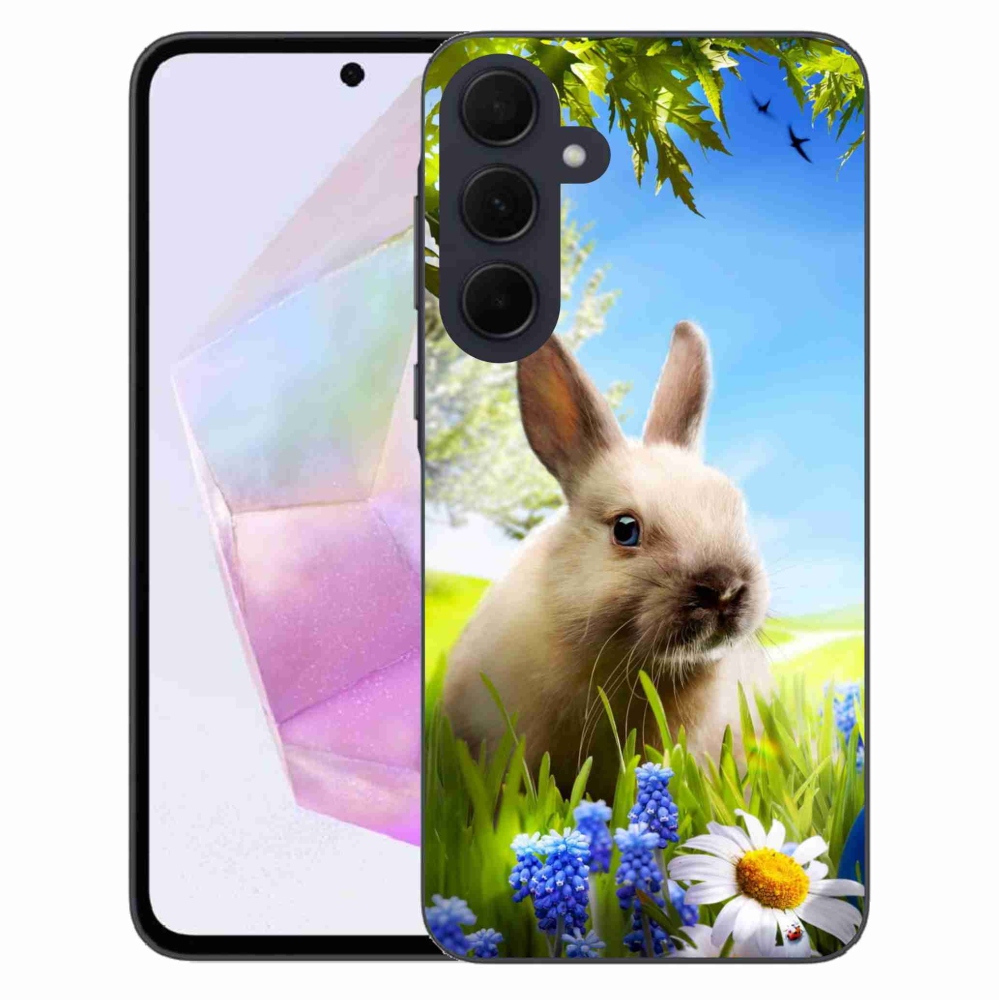 Zselés borítás mmCase Samsung Galaxy A35 5G - nyuszi