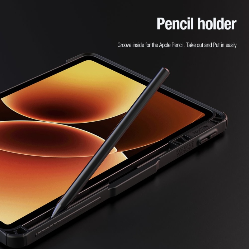 Nillkin Bumper PRO Védő állvány tok Multi-angle a Xiaomi Pad 8/8 Pro fekete színűhöz