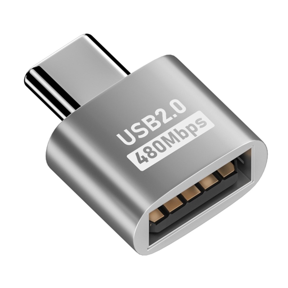 USB-C - USB 2.0 adapter MacBookhoz - ezüst