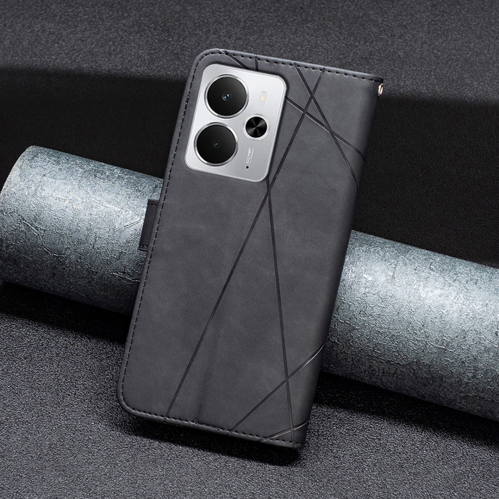 COLOR BNF könyvtáska a Realme 14 5G készülékhez - fekete