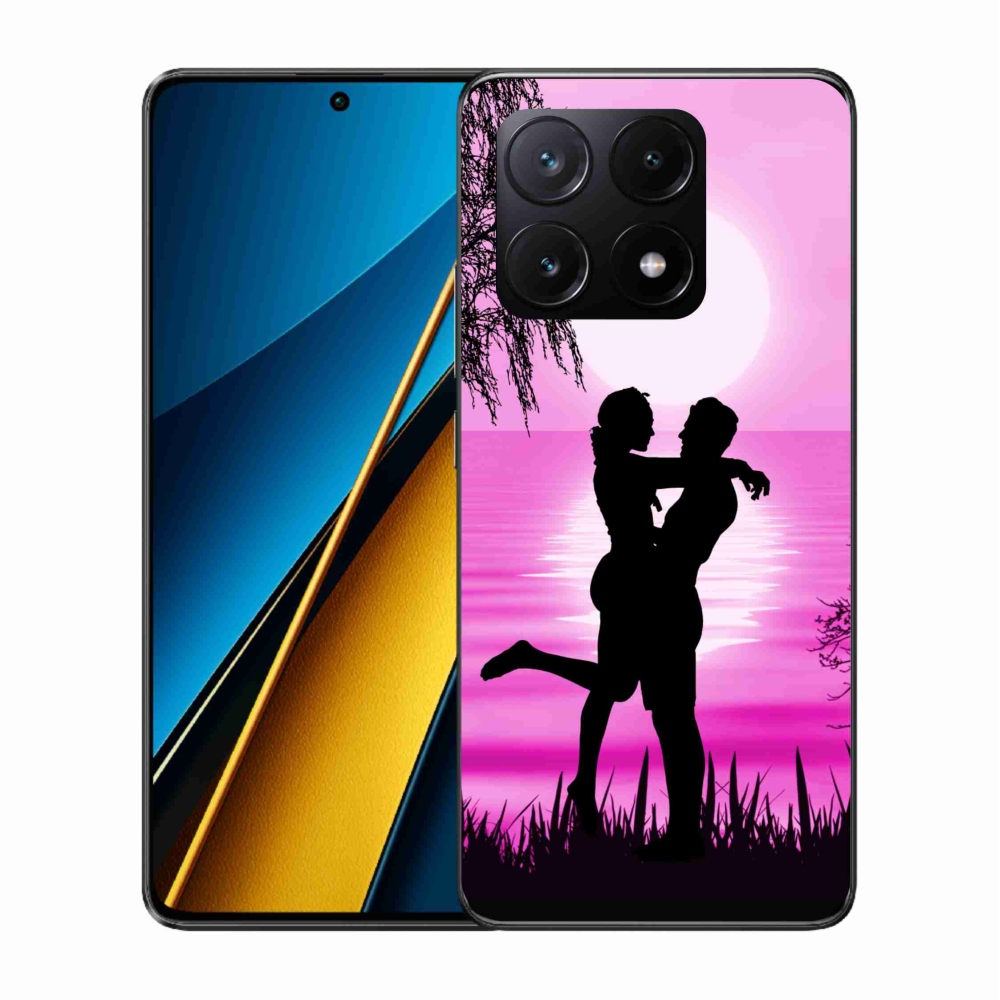 Gél tok mmCase a Xiaomi Poco X6 Pro 5G számára - naplemente