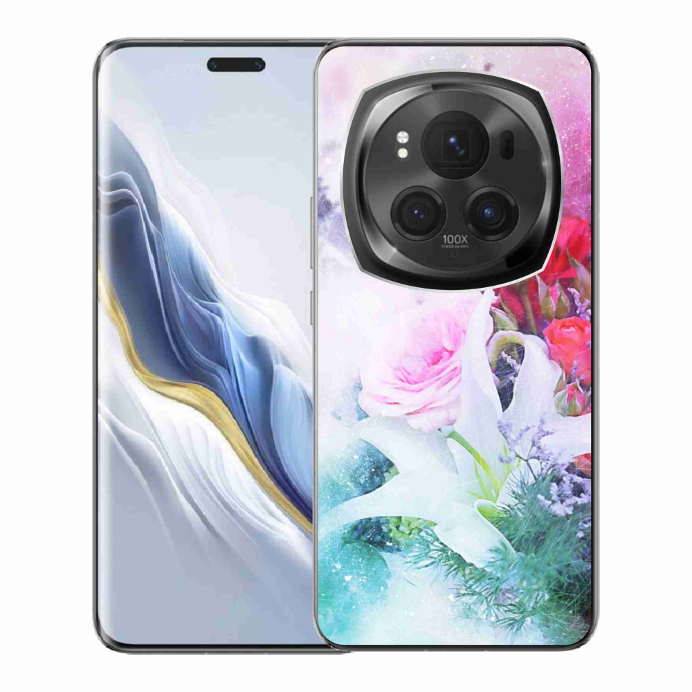 Gél borítás mmCase a Honor Magic 6 Pro 5G készülékhez - virágok 4