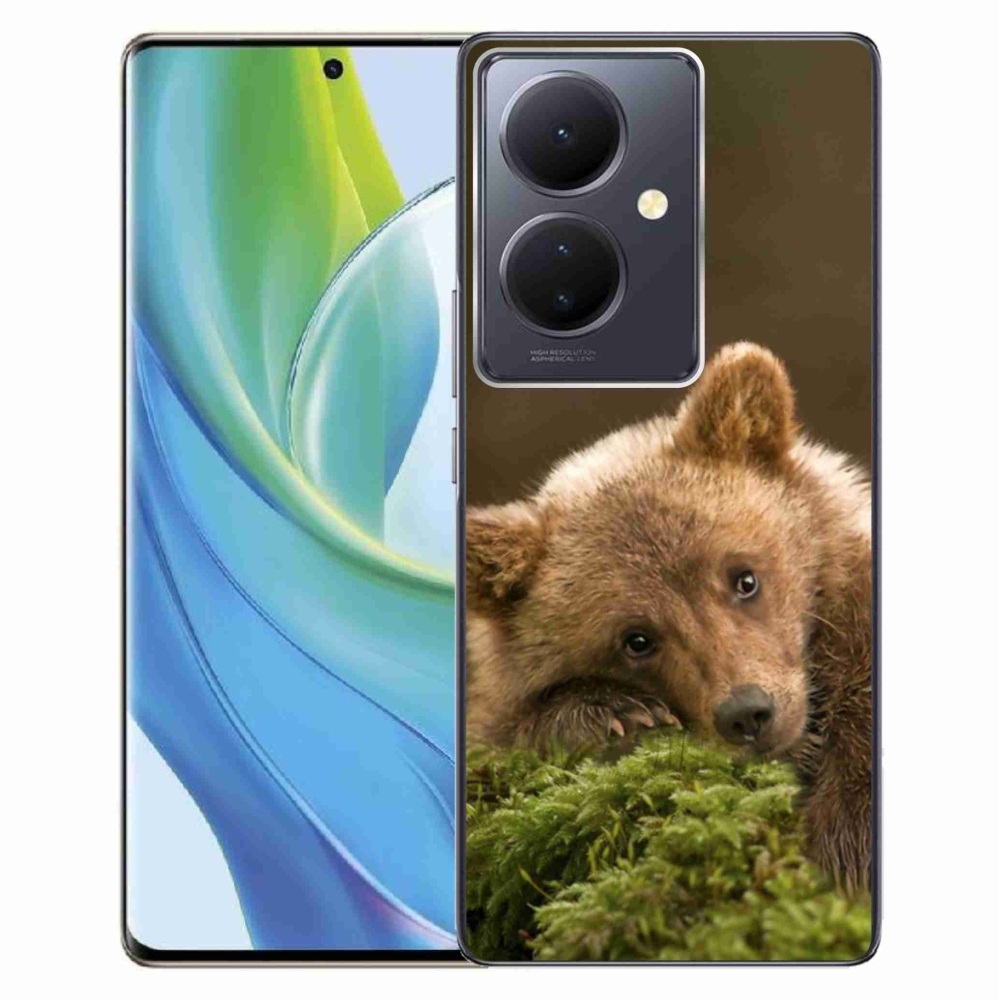 Gél borítás mmCase a Vivo V29 Lite 5G számára - medve