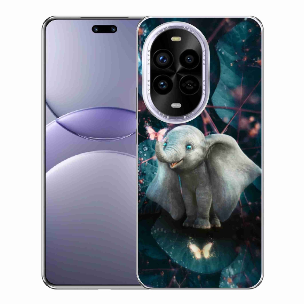 Gél borítás mmCase a Huawei Nova 13 Pro 5G számára - aranyos elefánt