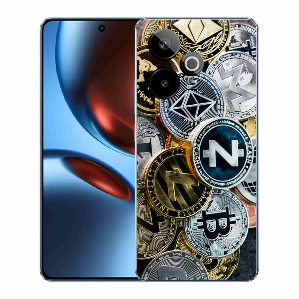 Gél borítás mmCase a Realme GT 7 5G/GT 7T 5G számára - kriptovaluták