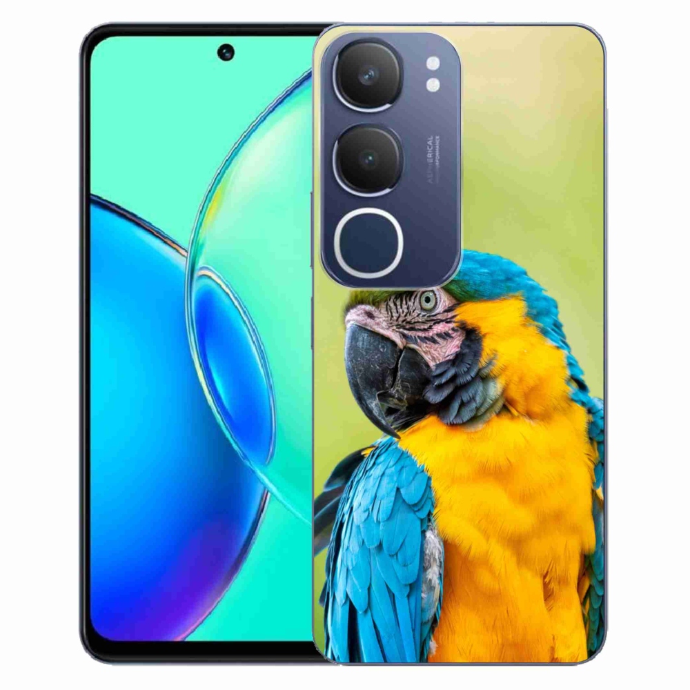 Gél borítás mmCase a Vivo Y19s készülékhez - papagáj ara 2