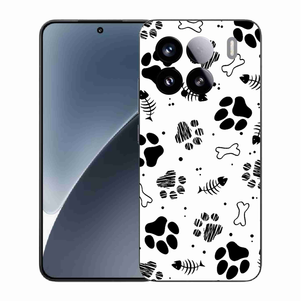 Gél borítás mmCase a Xiaomi 15 - kutyamancsok 1