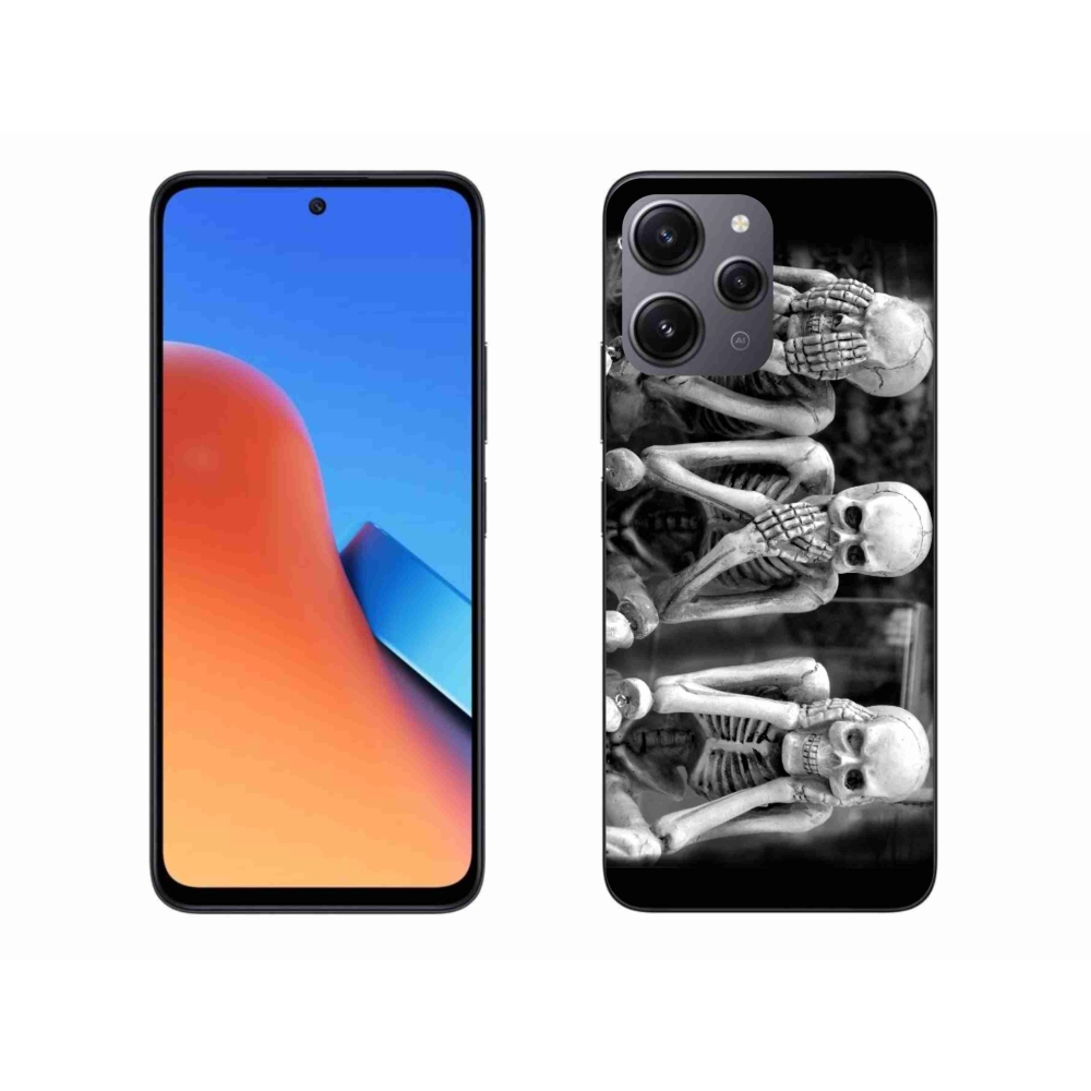 Gél borító mmCase a Xiaomi Redmi 12 - csontvázakhoz