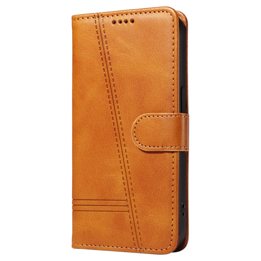 Póló alakú könyvtáska Samsung Galaxy S24+/S25+ készülékhez - barna