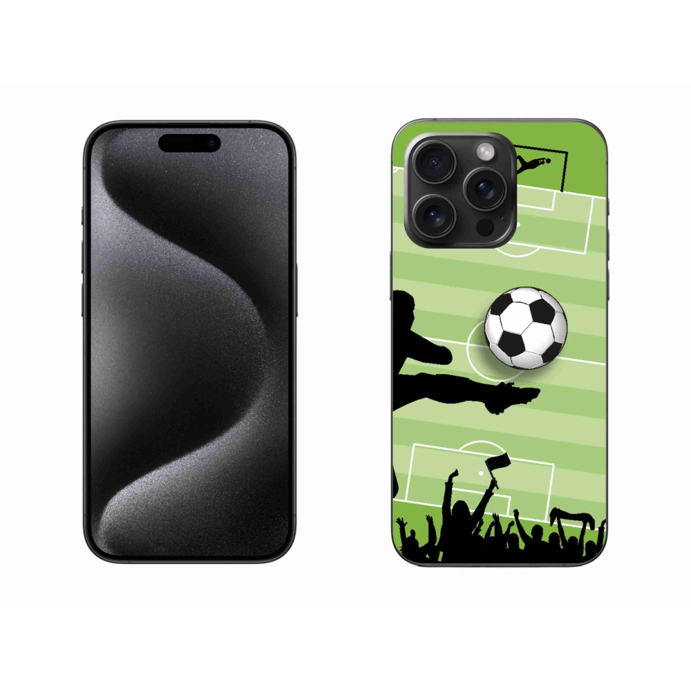 Gél védőburkolat mmCase iPhone 15 Pro Max készülékhez - Labdarúgás 3