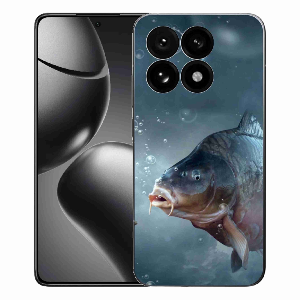 Gél borító mmCase a Xiaomi 15T-hez - ponty és buborékok