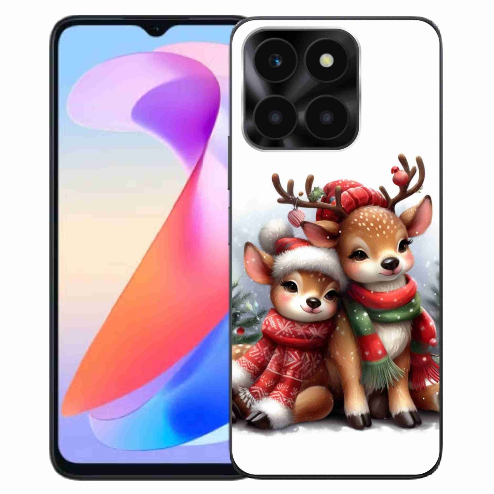Zselés borítás mmCase a Honor X6a készülékhez - karácsonyi rénszarvas