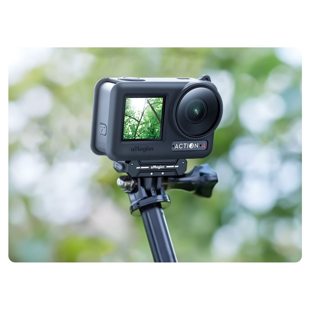 AMAGISN szilikon védőtok DJI Osmo Action 4 és Action 3 kamerákhoz - fekete