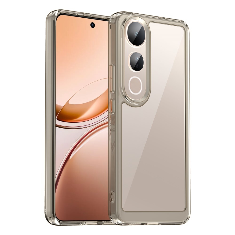 Gél tok fix hátlappal a Vivo V50 Lite 4G/5G készülékhez - szürke