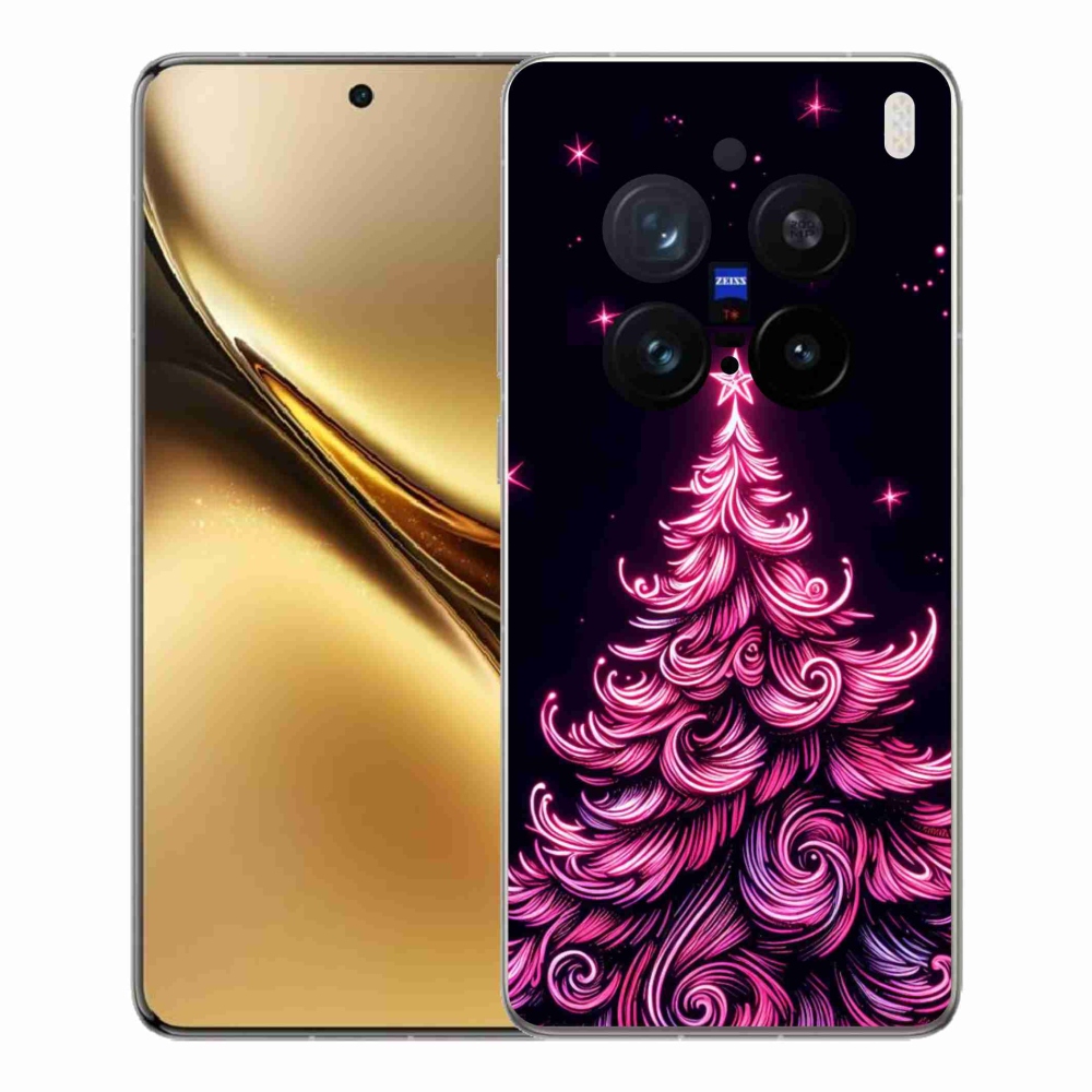 Gél borítás mmCase a Vivo X200 Pro 5G készülékhez - neon karácsonyfa 2