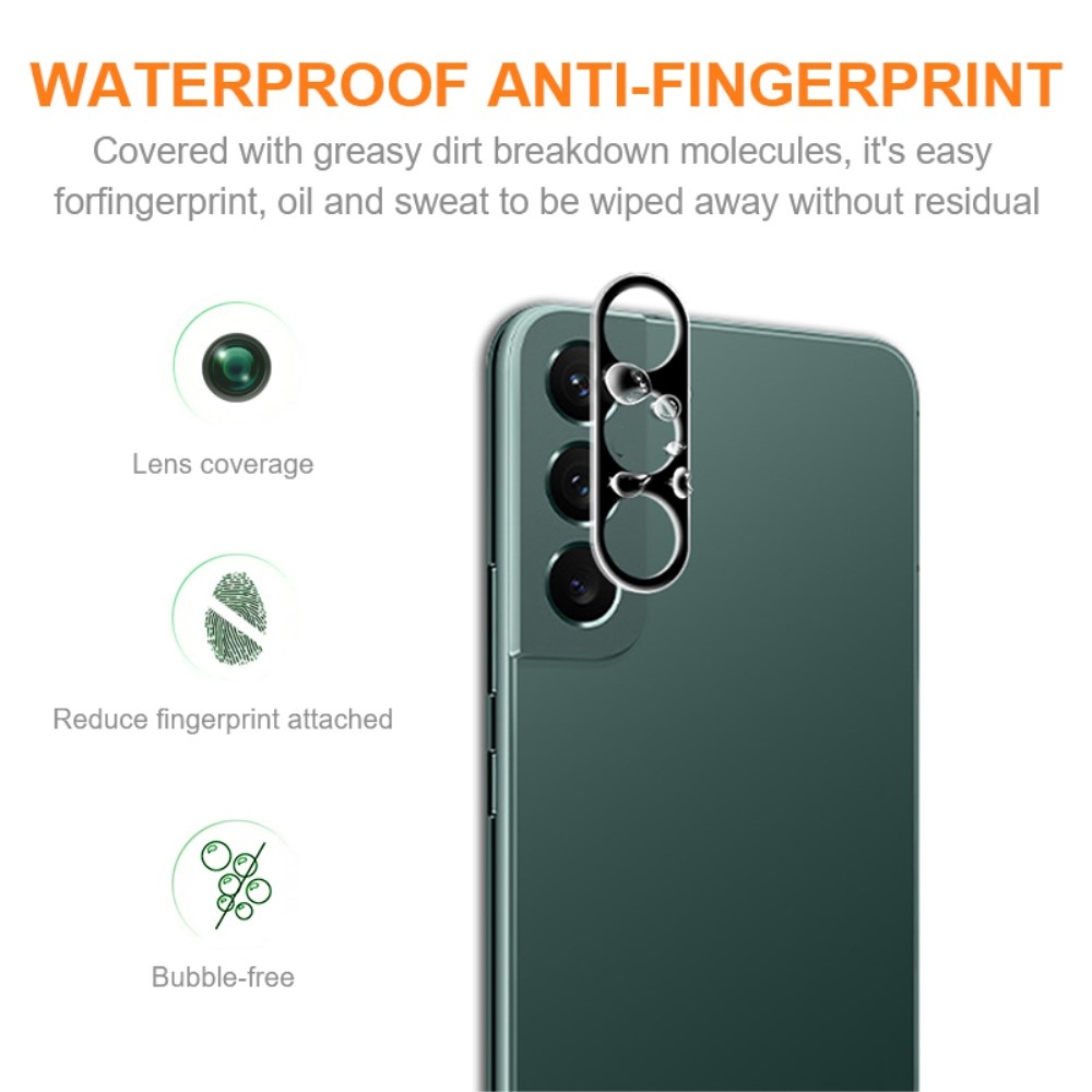 AMS kamera lencse üveg Samsung Galaxy S24+ - fekete