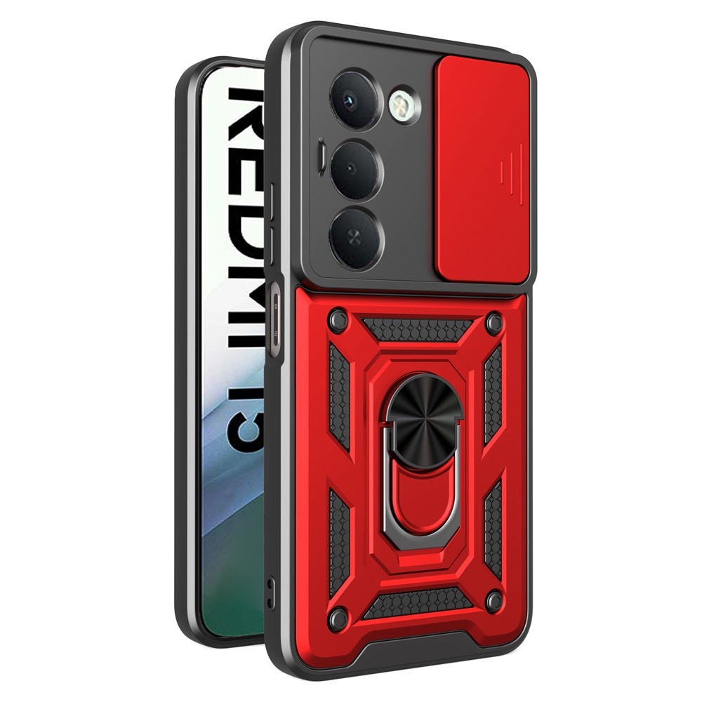 Csúszásálló borítás a Xiaomi Redmi 15 4G (171mm) készülékhez - piros