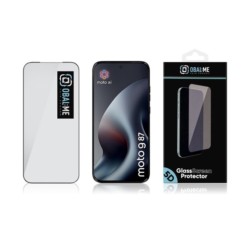 TOK: ME 5D edzett üveg a Motorola G87-hez, fekete 