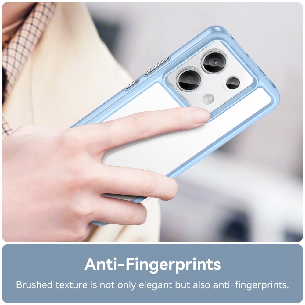 Gél tok rögzített hátlappal Xiaomi Redmi Note 13 Pro 5G/Poco X6 5G - kék