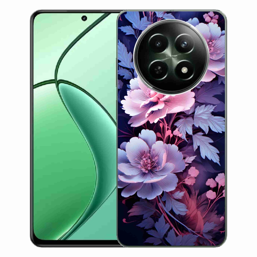 Gél borító mmCase a Realme 12 5G/12x 5G számára - virágok 11