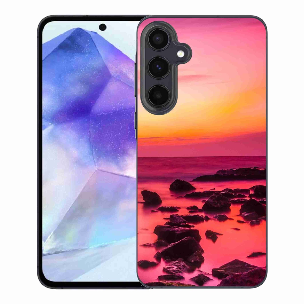 Gél borítás mmCase Samsung Galaxy A55 5G - tenger és ragyogás