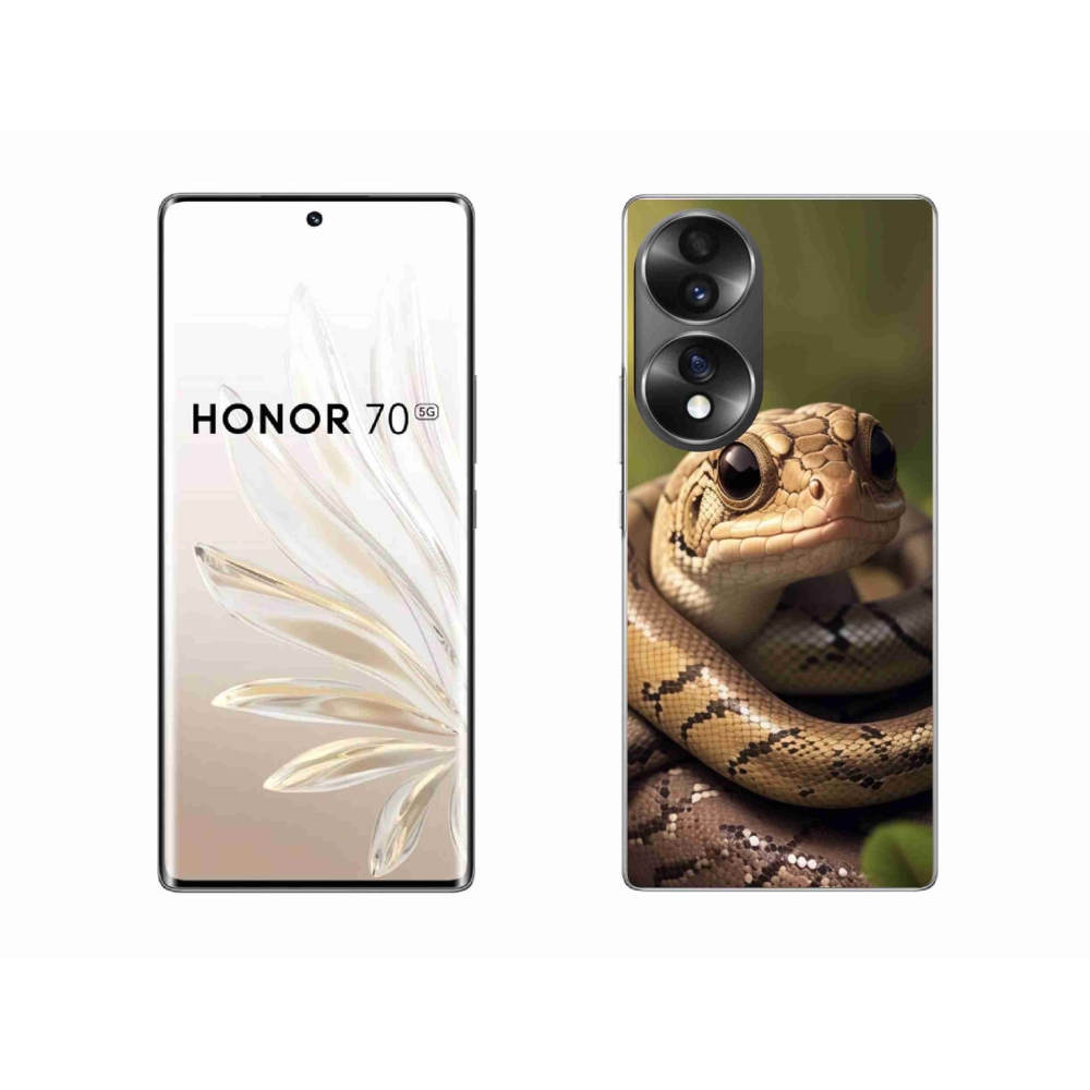 Zselés borítás mmCase a Honor 70-hez - kígyó 1