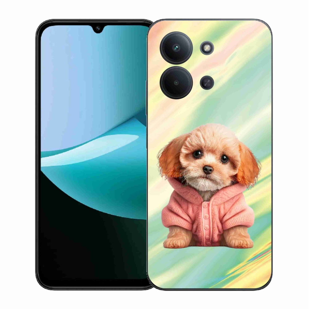 Gél borítás mmCase a Xiaomi Redmi 15C 4G (171mm)/Poco C85 4G (171mm) - pulóveres kiskutya pulóverben