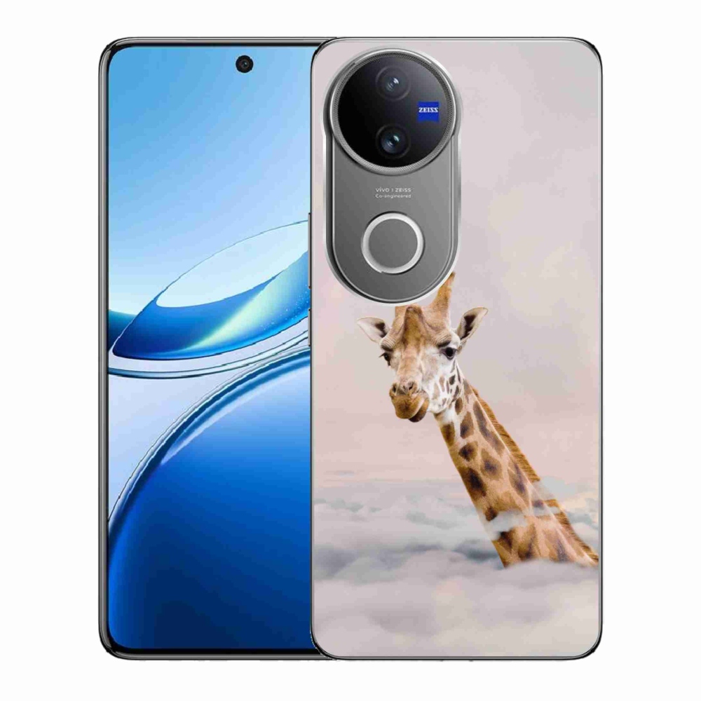 Gélburkolat mmCase a Vivo V50 5G-n - zsiráf a felhőkben