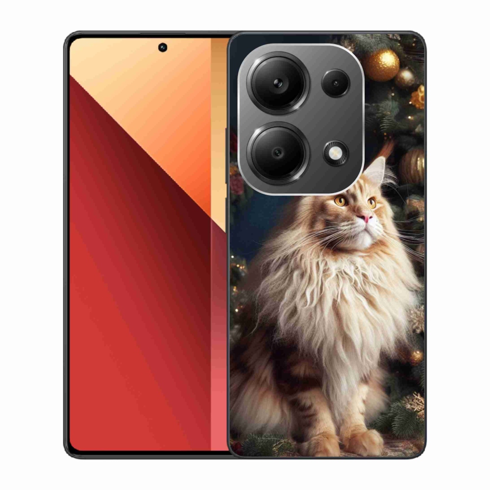Gél borítás mmCase a Xiaomi Redmi Note 13 Pro 4G/Poco M6 Pro számára - macska a fánál