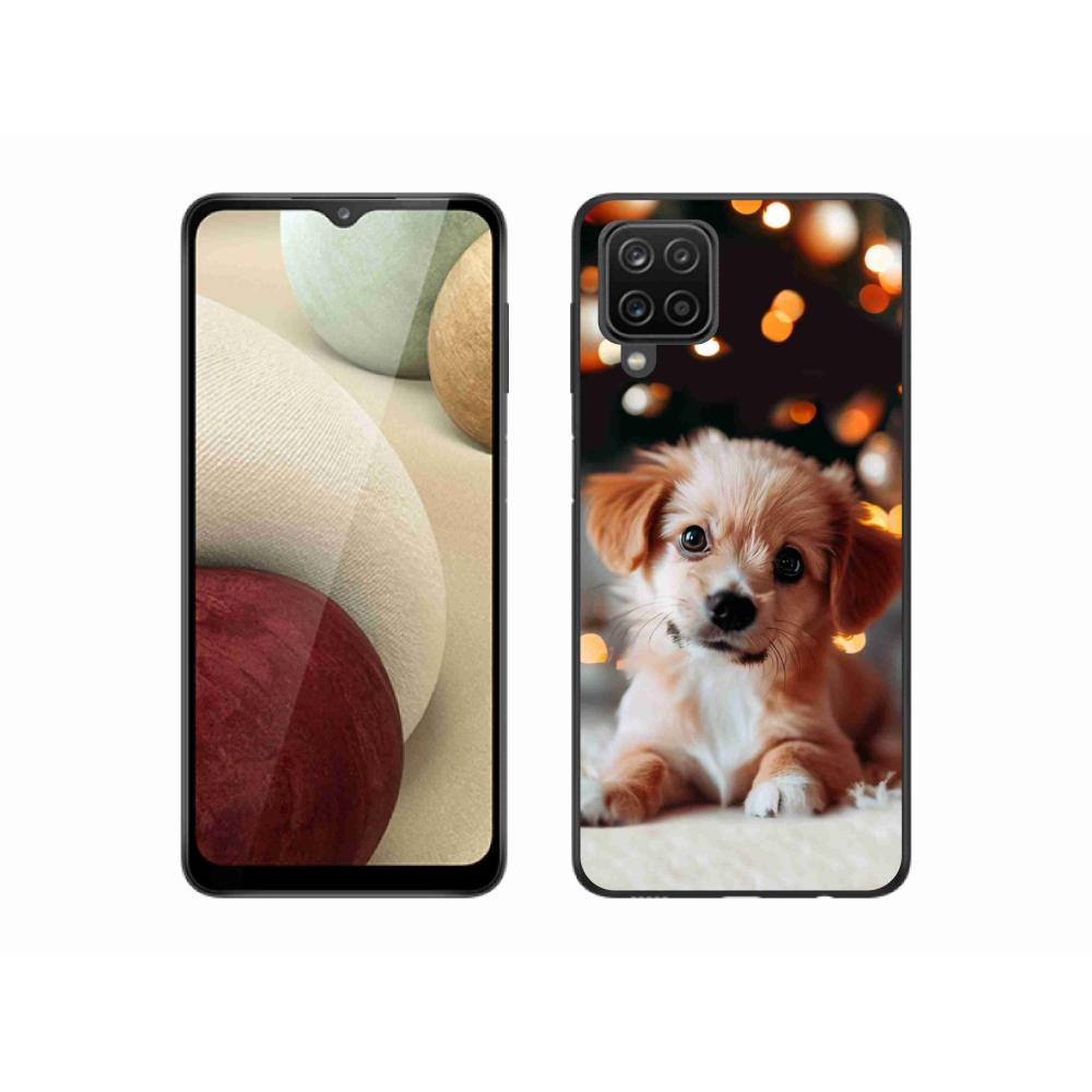 Gél borítás mmCase Samsung Galaxy A12 - kölyökkékhez