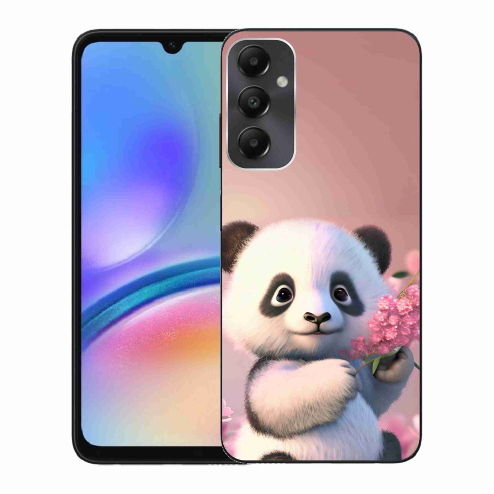 Gél védőhuzat mmCase Samsung Galaxy A05s készülékhez - aranyos panda