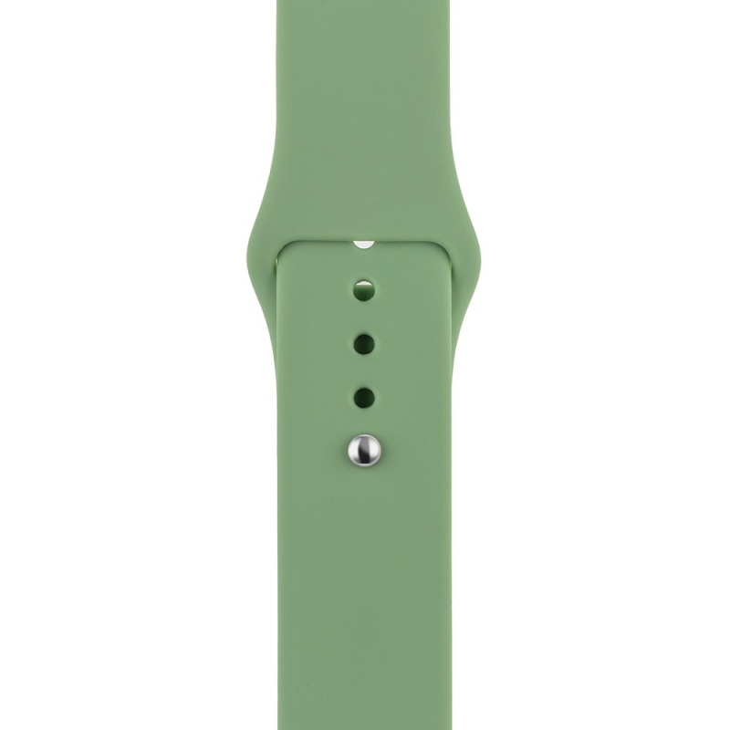 Csomag:ME szilikon szíj az Apple Watch 42-49mm M-L zöld színű órájához