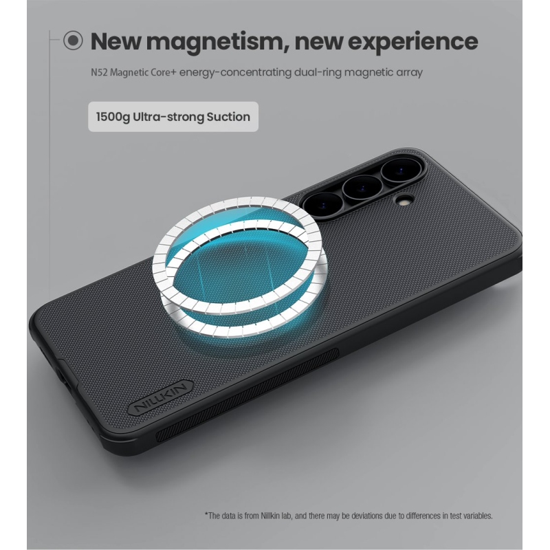 Nillkin Super Frosted PRO mágneses hátlap Samsung Galaxy S25 FE fekete