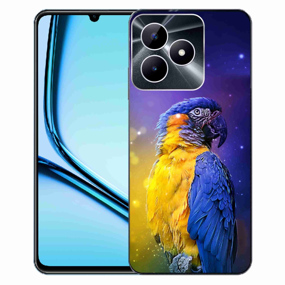 Gél tok mmCase a Realme Note 50 készülékhez - papagáj ara 1