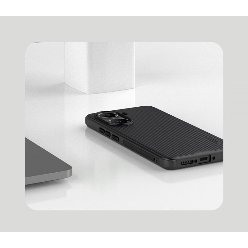 Nillkin Super Frosted PRO hátlap a Poco X7 Pro 5G számára Fekete