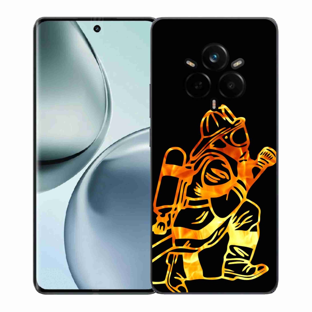 Gél borítás mmCase a Realme 14 Pro 5G számára - tűzoltó 1