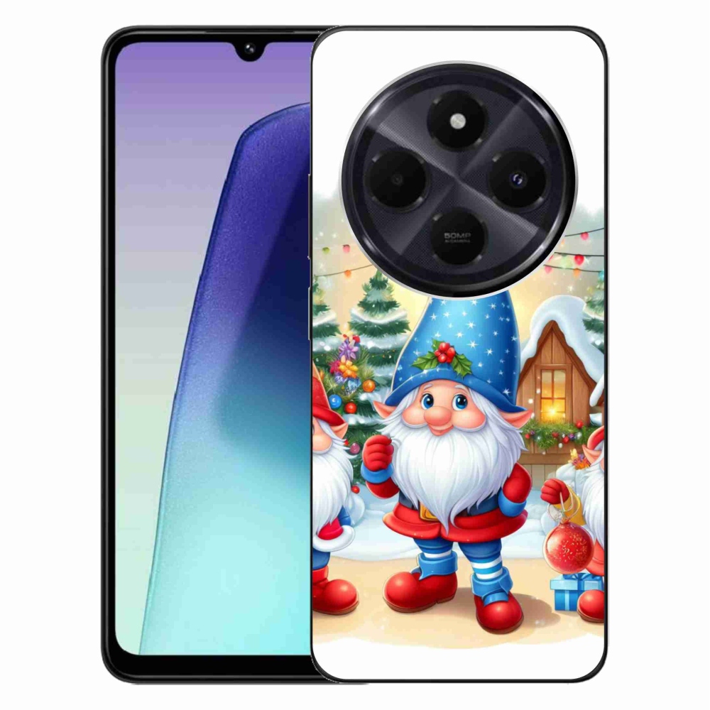 Gél borítás mmCase a Xiaomi Redmi 14C/Poco C75 számára - Karácsonyi manók