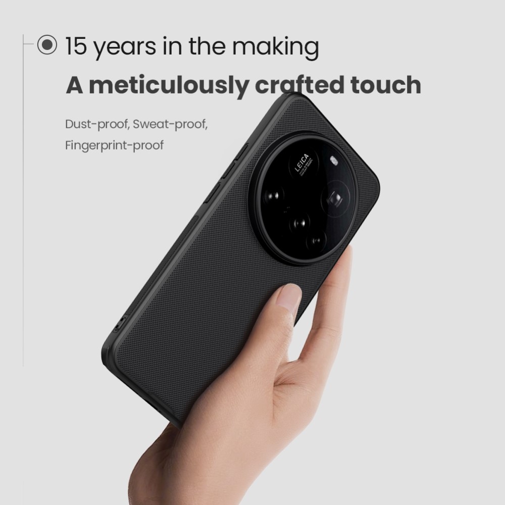 NILLKIN matt matt tartós borítás Xiaomi 15 Ultra - fekete