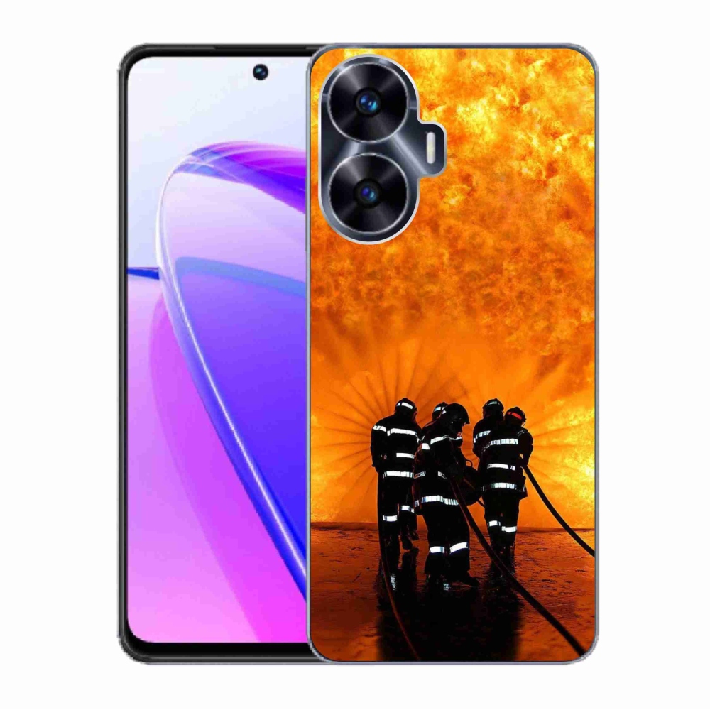 Gél borítás mmCase a Realme C55 készülékhez - tűz