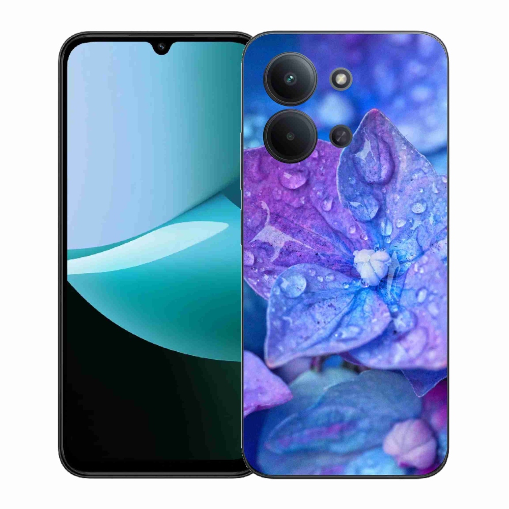 Gél borító mmCase a Xiaomi Redmi 15C 4G (171mm)/Poco C85 4G (171mm) - lila virág